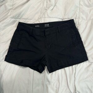 a.n.a Women's High Waist Black Shorts